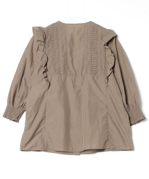 「THE PAUSE」 フリル7分袖ブラウス FREE グリーン レディース_画像2