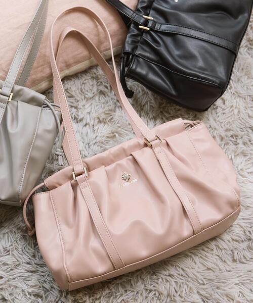 & chouette ハンドバッグ ビジューロングハンドルバッグ : ZOZOTOWN