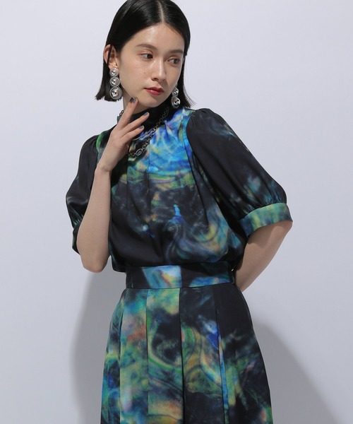 「HARE」 半袖ブラウス FREE グレー レディース_画像8