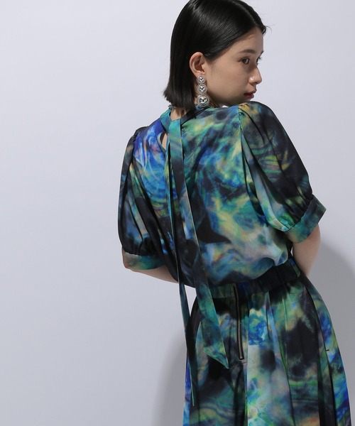 「HARE」 半袖ブラウス FREE グレー レディース_画像9