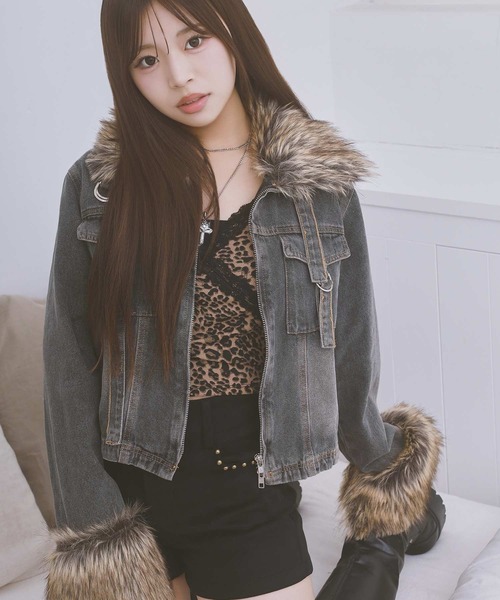 SPINNS（スピンズ） デニムジャケット gジャン ファーで差がつく！平成