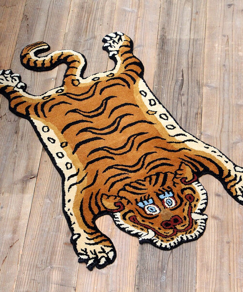 ラグ ラグマット Detail/ディテール TIBETAN TIGER RUG SS チベタン 