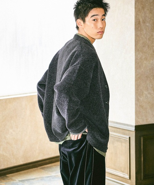 niko and… カーディガン モールニットVネックカーディガン メンズ