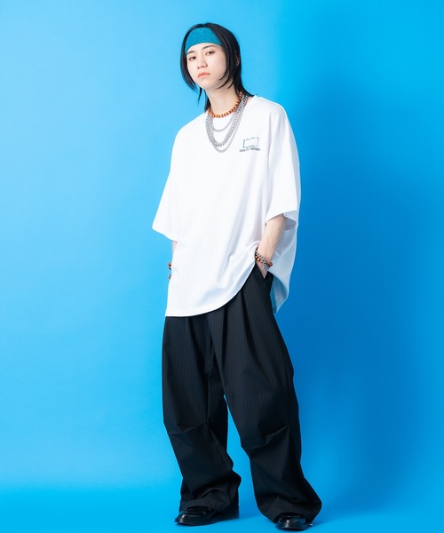 「ankoROCK」 半袖Tシャツ ONESIZE ホワイト メンズ_画像6