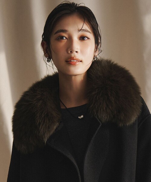 23区（ニジュウサンク） マフラー ストール リアルファー ティペット