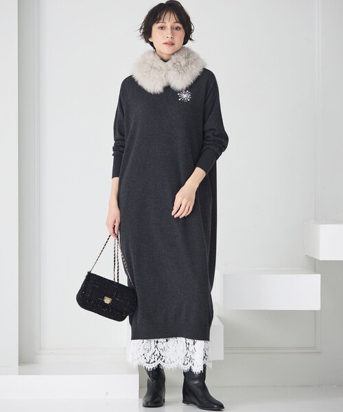 23区（ニジュウサンク） マフラー ストール リアルファー ティペット