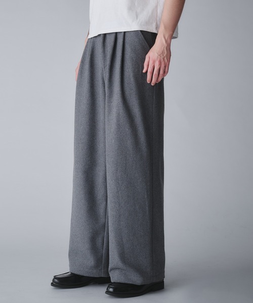 Regen Glanz スラックス 2tuck wide straight slacks/ツータックワイド