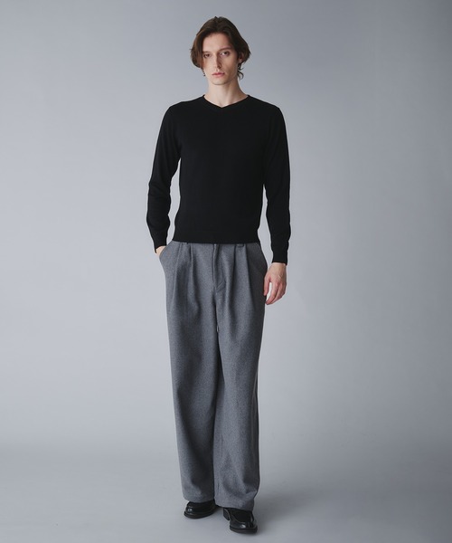 Regen Glanz スラックス 2tuck wide straight slacks/ツータックワイド