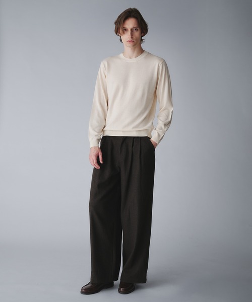Regen Glanz スラックス 2tuck wide straight slacks/ツータックワイド