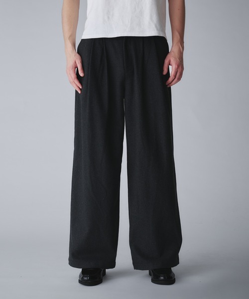 Regen Glanz スラックス 2tuck wide straight slacks/ツータックワイド