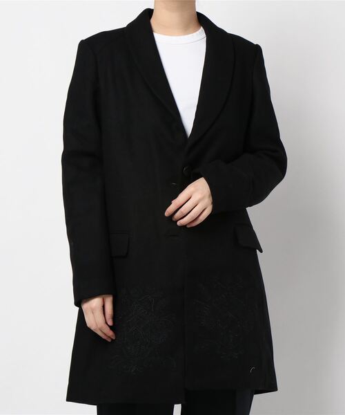 Desigual（デシグアル） チェスターコート L ブラック レディース