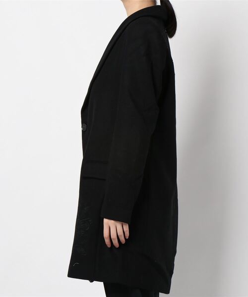 Desigual（デシグアル） チェスターコート L ブラック レディース