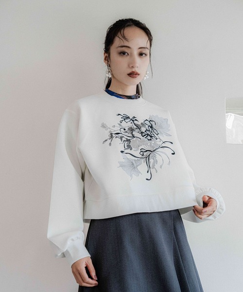 HARE（ハレ） トレーナー スウェット Flowerシシュウスウェット(HARE