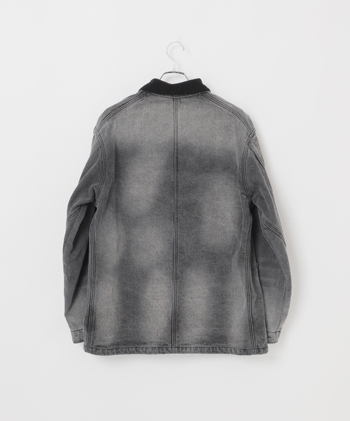 B.C STOCK（ベーセーストック） カバーオール 14oz フェード加工デニム