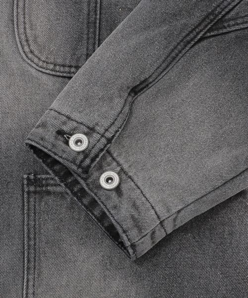 B.C STOCK（ベーセーストック） カバーオール 14oz フェード加工デニム