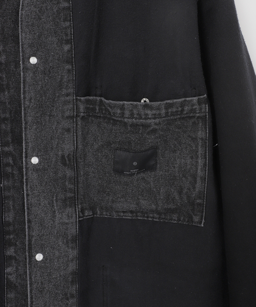 B.C STOCK（ベーセーストック） カバーオール 14oz フェード加工デニム