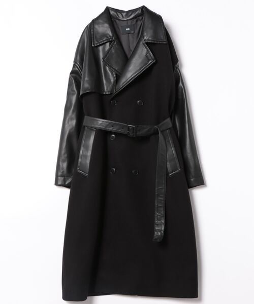 HARE ブラック トレンチコート HARE（ハレ） トレンチコート SMALL ブラック メンズ : ZOZOTOWN Yahoo