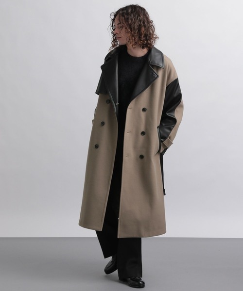 HARE ブラック トレンチコート HARE（ハレ） トレンチコート SMALL ブラック メンズ : ZOZOTOWN Yahoo