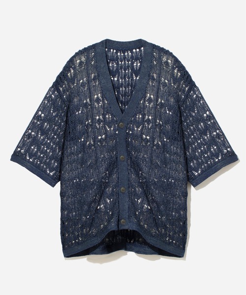 HARE カーディガン FREEサイズ HARE（ハレ） ニットカーディガン FREE パープル メンズ : ZOZOTOWN