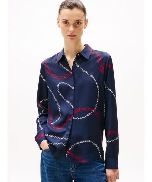 TOMMY HILFIGER（トミー・ヒルフィガー） ブラウス シャツ ソフトビス