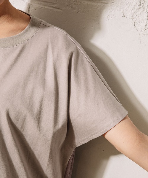 「MARECHAL TERRE」 半袖カットソー MEDIUM ブルー レディースの画像