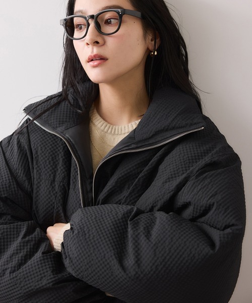 BLK×クボタスピアーズ 中綿アウター美品 合皮中綿ブルゾン｜MEN｜251IAB30-1181｜AZUL BY MOUSSY（アズールバイ