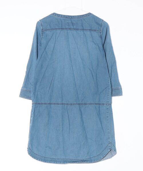 「AMERICAN RAG CIE」 7分袖ワンピース FREE ブルー レディース_画像2