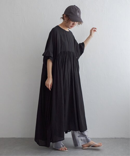 「notch.」 半袖ワンピース M ブラック レディース_画像2