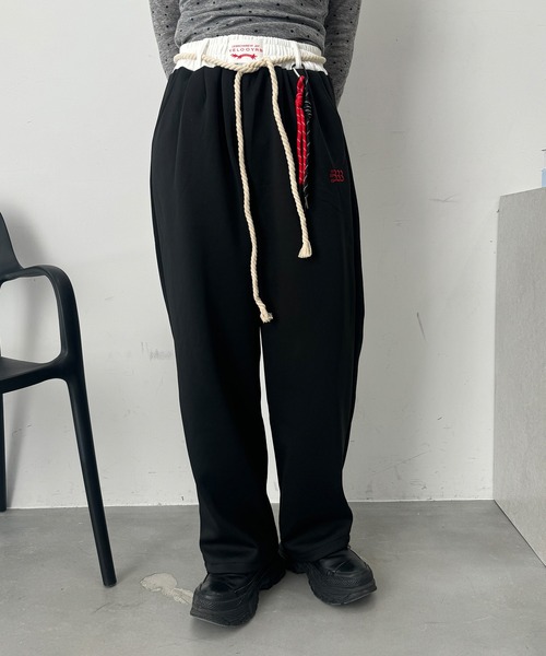 e.sen イーセン カーゴパンツ ワイドパンツ スウェット e.sen イーセン カーゴパンツ ワイドパンツ スウェット