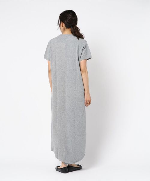「BEAMS BOY」 半袖ワンピース ONE SIZE グレー レディース_画像2