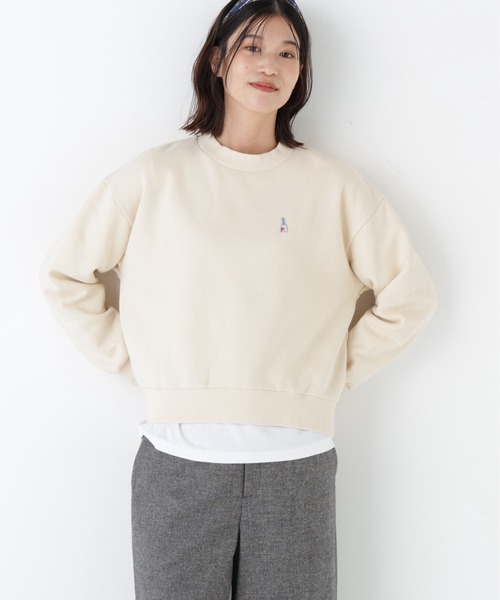 human woman（ヒューマンウーマン） トレーナー スウェット モチーフ