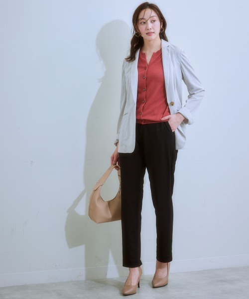 「7days Life Styling」 「Flow and Fixture」ニットカーディガン S ブラック レディース_画像6