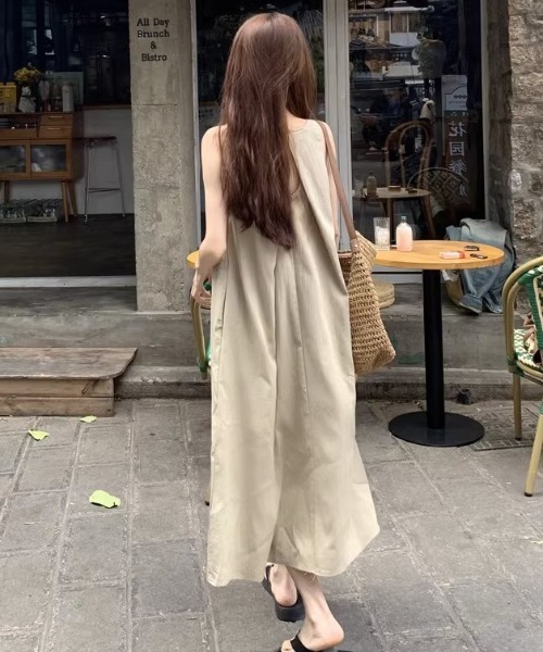 「CELENA BEATS」 ノースリーブワンピース FREE ホワイト レディース_画像7