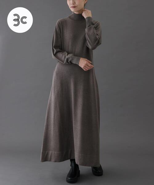 FORK&SPOON（フォークアンドスプーン） ワンピース ハイネックフレア