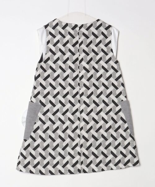 「MELANTRICK HEMLIGHET」 ノースリーブワンピース 38 グレー レディース_画像2