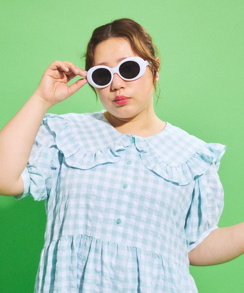 「PUNYUS」 半袖ワンピース 3 ブラック レディース_画像5