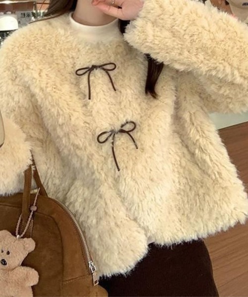 CADBURY（キャドバリー） コート アウター プードルモコモコショート