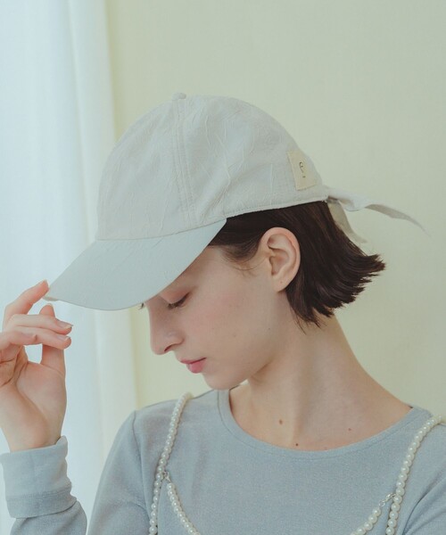 「FREAK'S STORE」 「CASSELINI」キャップ ONE SIZE ブラック レディース_画像2