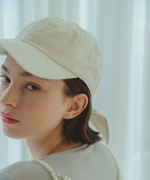 「FREAK'S STORE」 「CASSELINI」キャップ ONE SIZE ブラック レディース_画像4