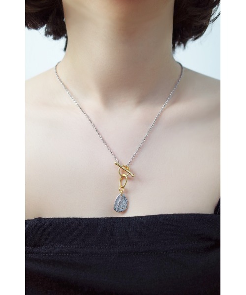 LOVE POMME POMME（ラブ・ポムポム） ネックレス Hoop Metal Necklace