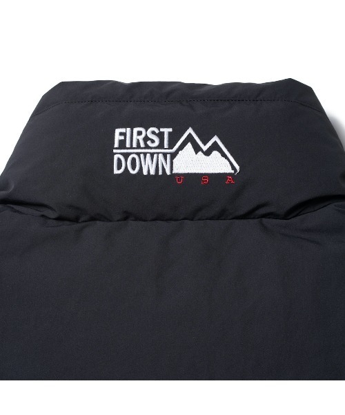 「FIRST DOWN」 ダウンジャケット - グレー メンズ_画像2