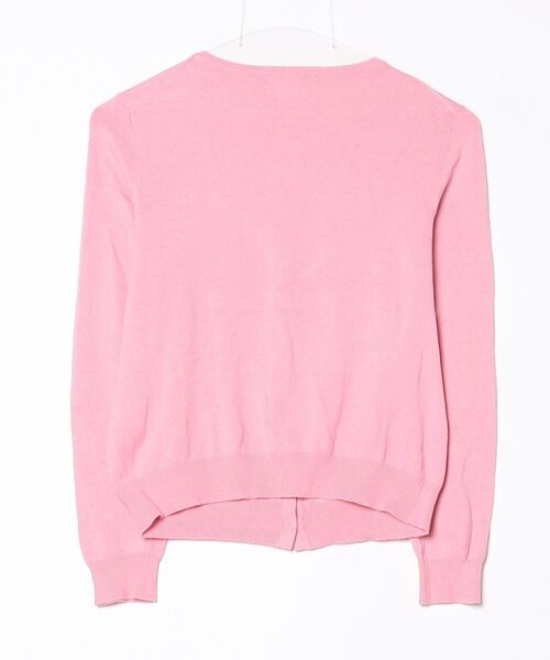 「Rose Tiara」 刺繍ニットカーディガン 38 ピンク レディース_画像2