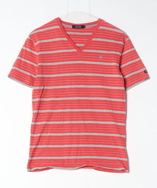 BURBERRY ボーダー Tシャツ XL BURBERRY BLACK LABEL（バーバリーブラックレーベル） ボーダー柄半袖T