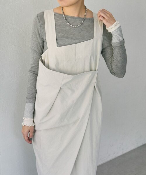 シャツワンピース ラップサロペットワンピース「SUM1 STYLE」 | ear PAPILLONNER | 02