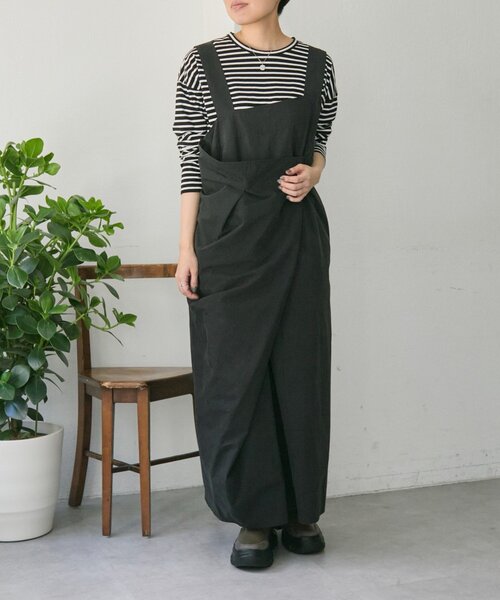 シャツワンピース ラップサロペットワンピース「SUM1 STYLE」 | ear PAPILLONNER | 03