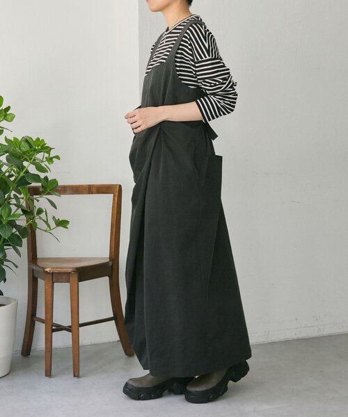 シャツワンピース ラップサロペットワンピース「SUM1 STYLE」 | ear PAPILLONNER | 05