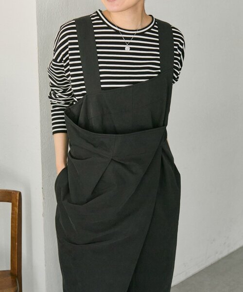 シャツワンピース ラップサロペットワンピース「SUM1 STYLE」 | ear PAPILLONNER | 09