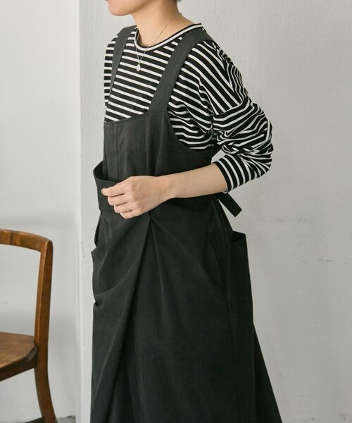 シャツワンピース ラップサロペットワンピース「SUM1 STYLE」 | ear PAPILLONNER | 11