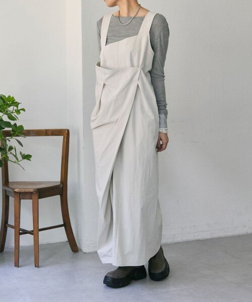 シャツワンピース ラップサロペットワンピース「SUM1 STYLE」 | ear PAPILLONNER | 16