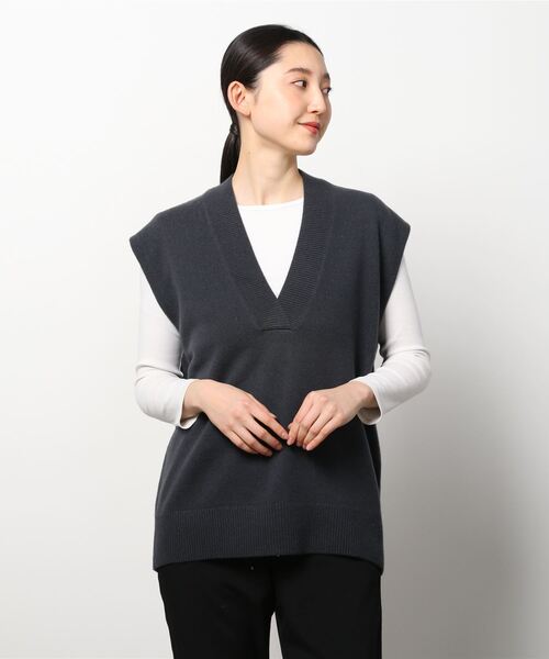 BEAUTY＆YOUTH UNITED ARROWS ニットベスト - グリーン レディース